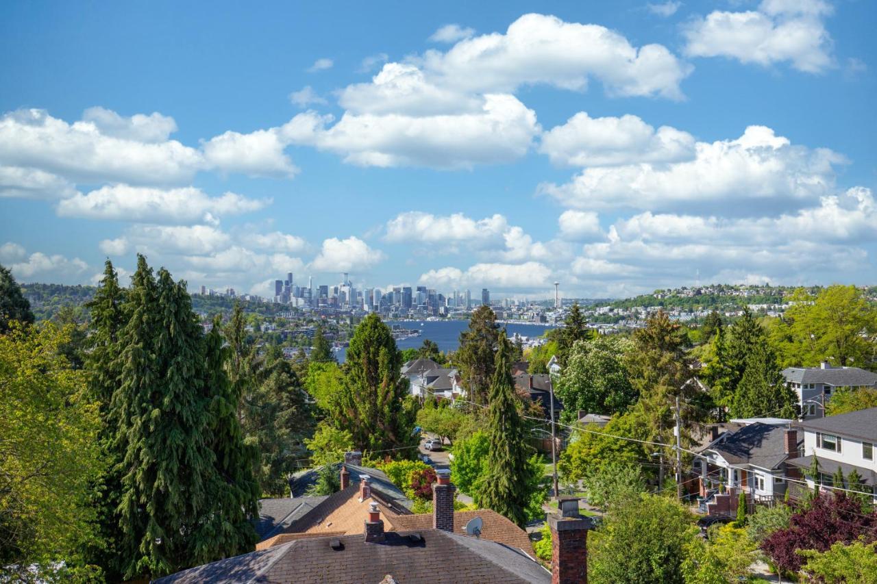 Rooftop Patio With Waterview, Private Garden & Grill 3Br 3Ba- Modern Cityscape Seattle Eksteriør bilde