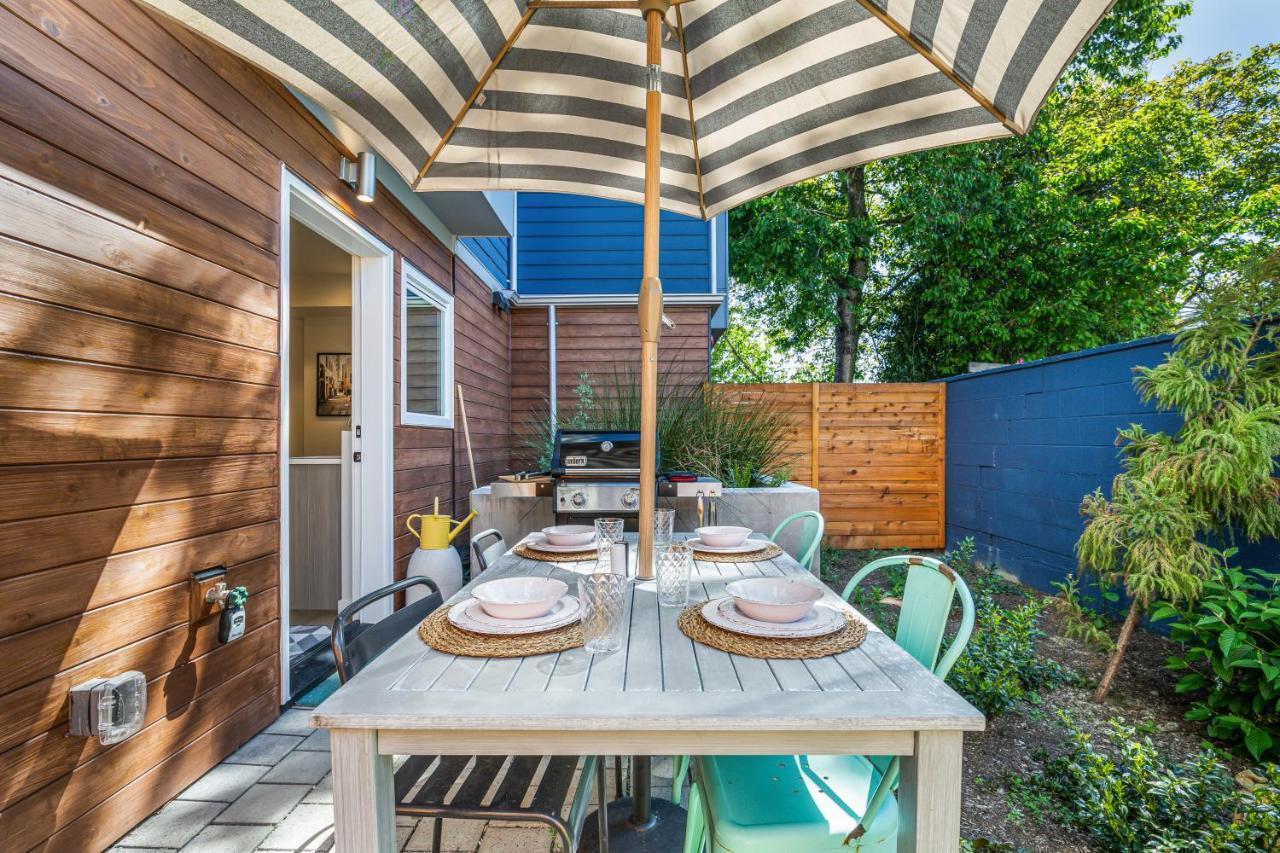 Rooftop Patio With Waterview, Private Garden & Grill 3Br 3Ba- Modern Cityscape Seattle Eksteriør bilde
