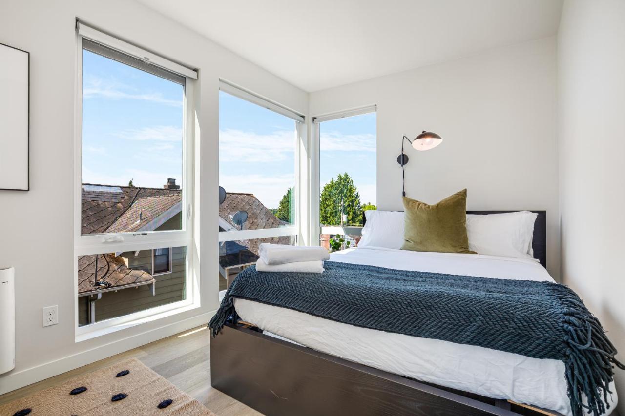 Rooftop Patio With Waterview, Private Garden & Grill 3Br 3Ba- Modern Cityscape Seattle Eksteriør bilde