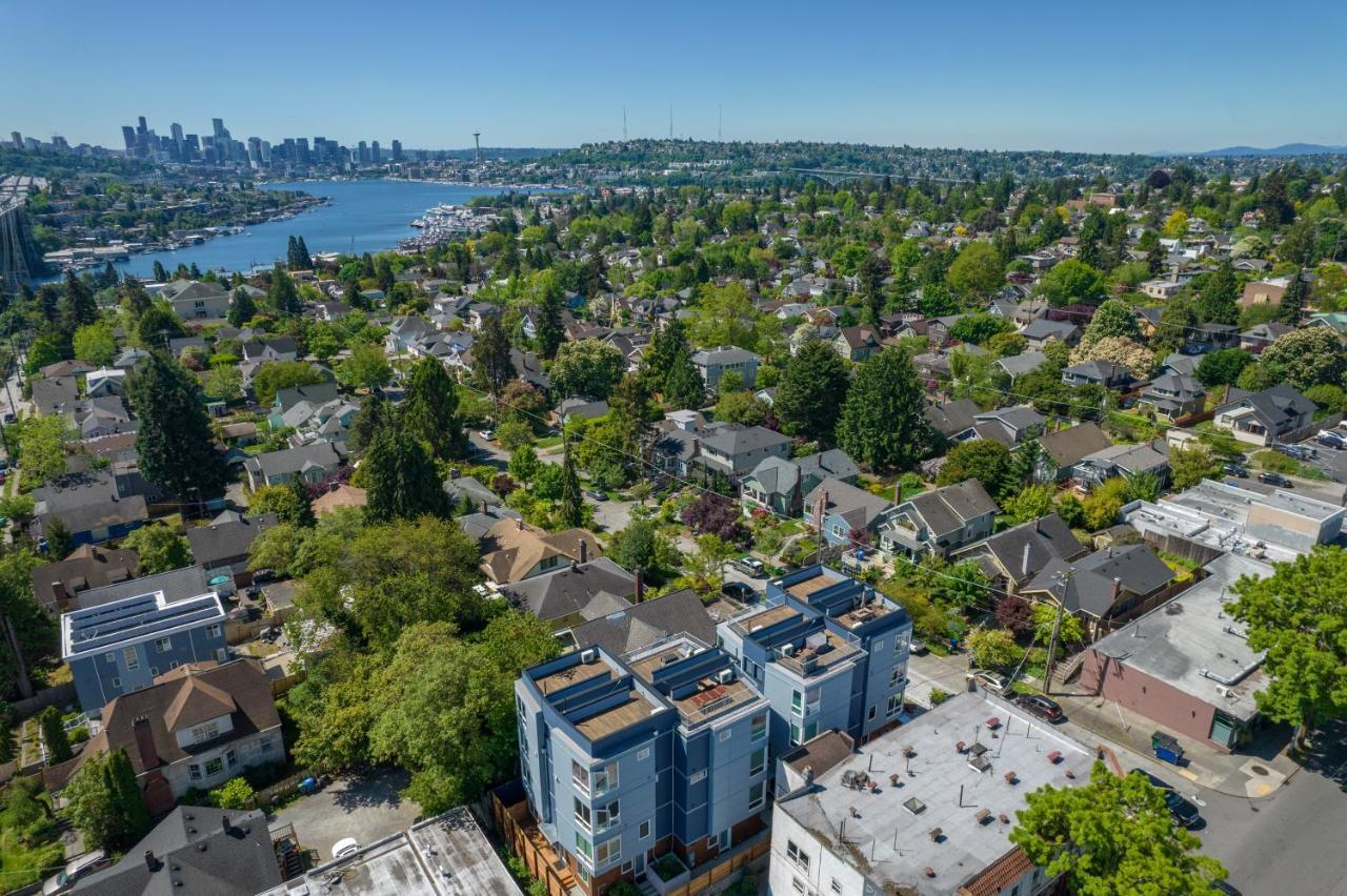 Rooftop Patio With Waterview, Private Garden & Grill 3Br 3Ba- Modern Cityscape Seattle Eksteriør bilde