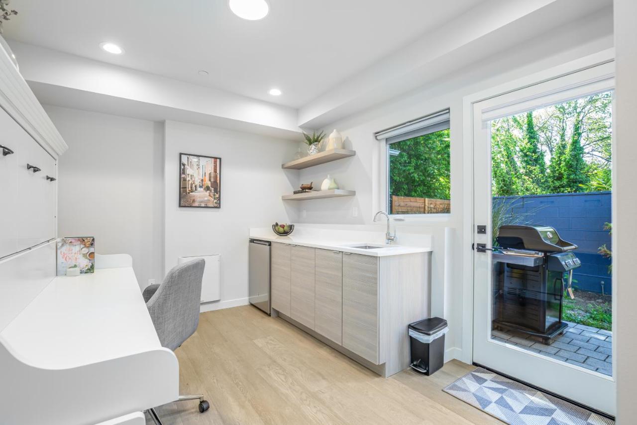 Rooftop Patio With Waterview, Private Garden & Grill 3Br 3Ba- Modern Cityscape Seattle Eksteriør bilde
